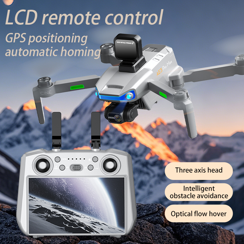 Drone Gimbal 3 Axis - AE3 PRO Max جديد LCD SC