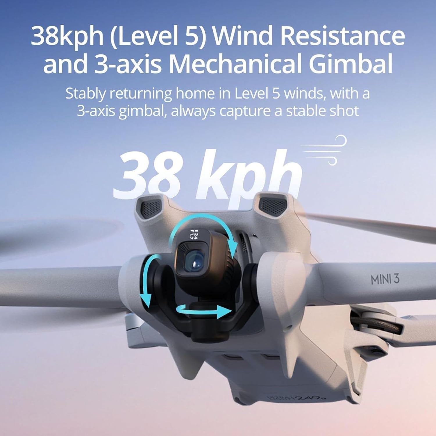طائرة DJI Mini 3 / Mini 4K / M - مراجعة Drone Gimbal 3 Axis وسعره