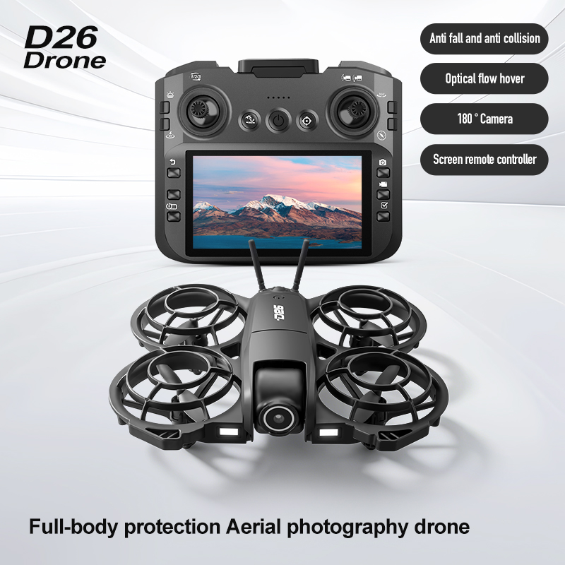 طائرة بدون طيار D26 بدقة 4K لل - مراجعة Drone Gimbal 2 Axis وسعره