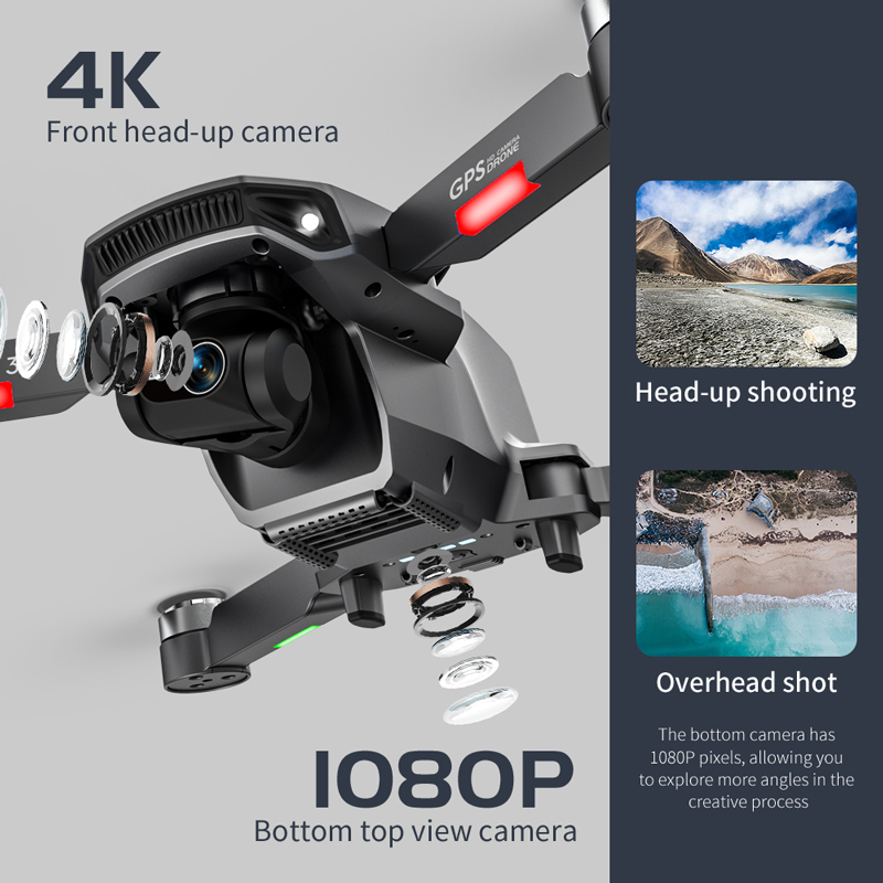 L106 Pro 3 طائرة بدون طيار 5G  - مراجعة Drone Gimbal 2 Axis وسعره