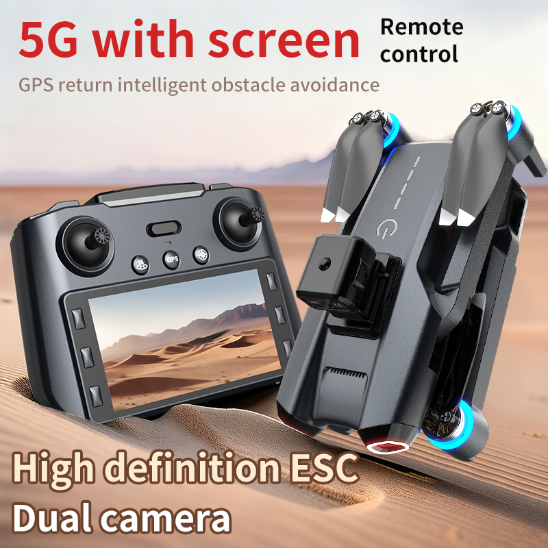 طائرة بدون طيار 814 احترافية ب - مراجعة Drone Gimbal 2 Axis وسعره