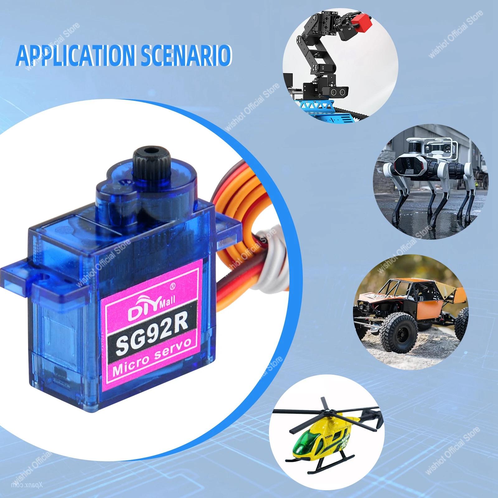 SG92R محرك سيرفو صغير 4.8-6 فو - مراجعة Drone Gimbal Controller وسعره